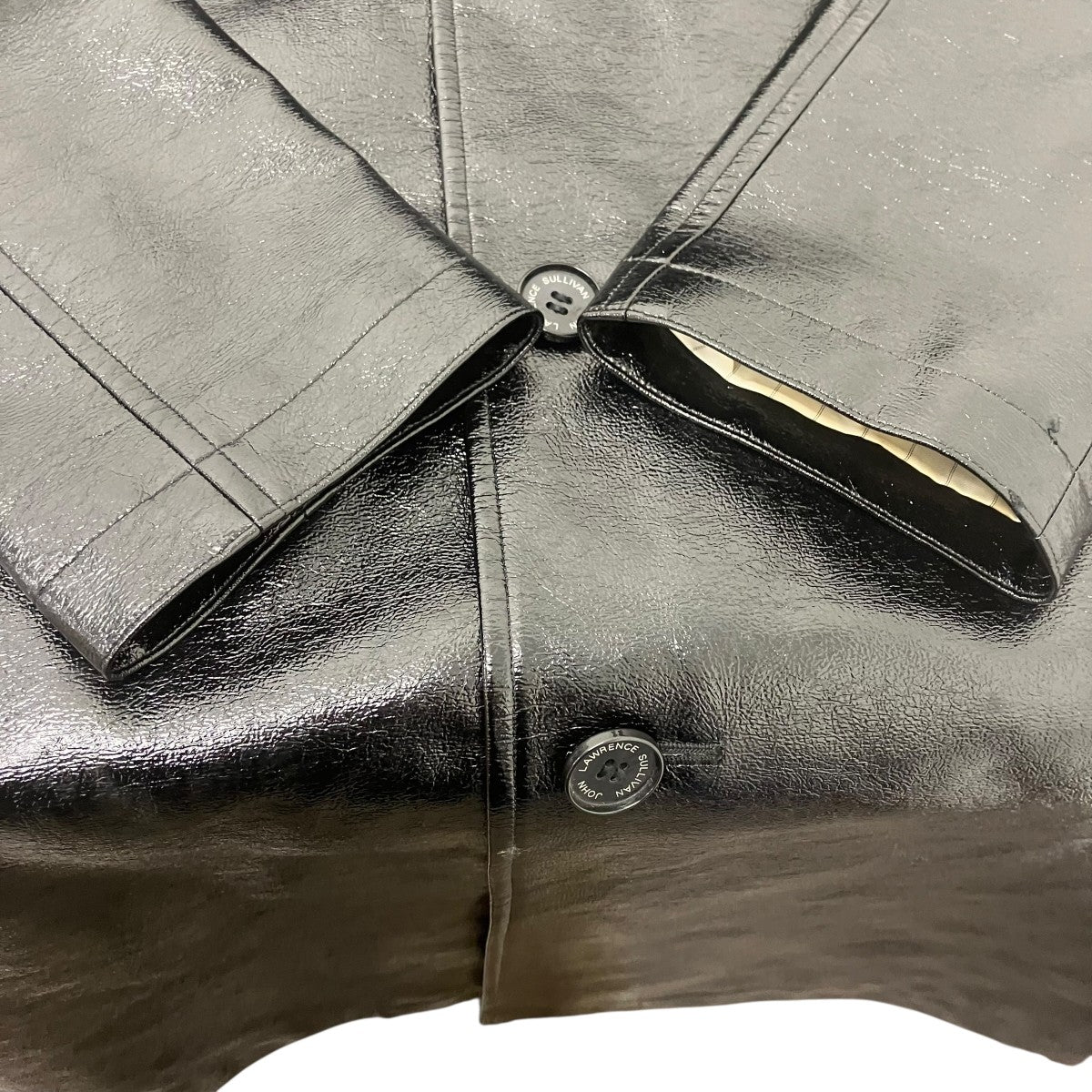 JOHN LAWRENCE SULLIVAN PVC COAT コーティングコート 古着・中古-4枚目のアイテム画像
