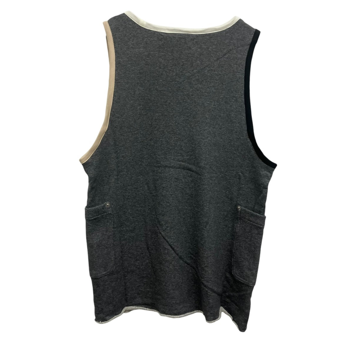 TOZAOU Part Time Apron ノースリーブスウェット 古着・中古-2枚目のアイテム画像