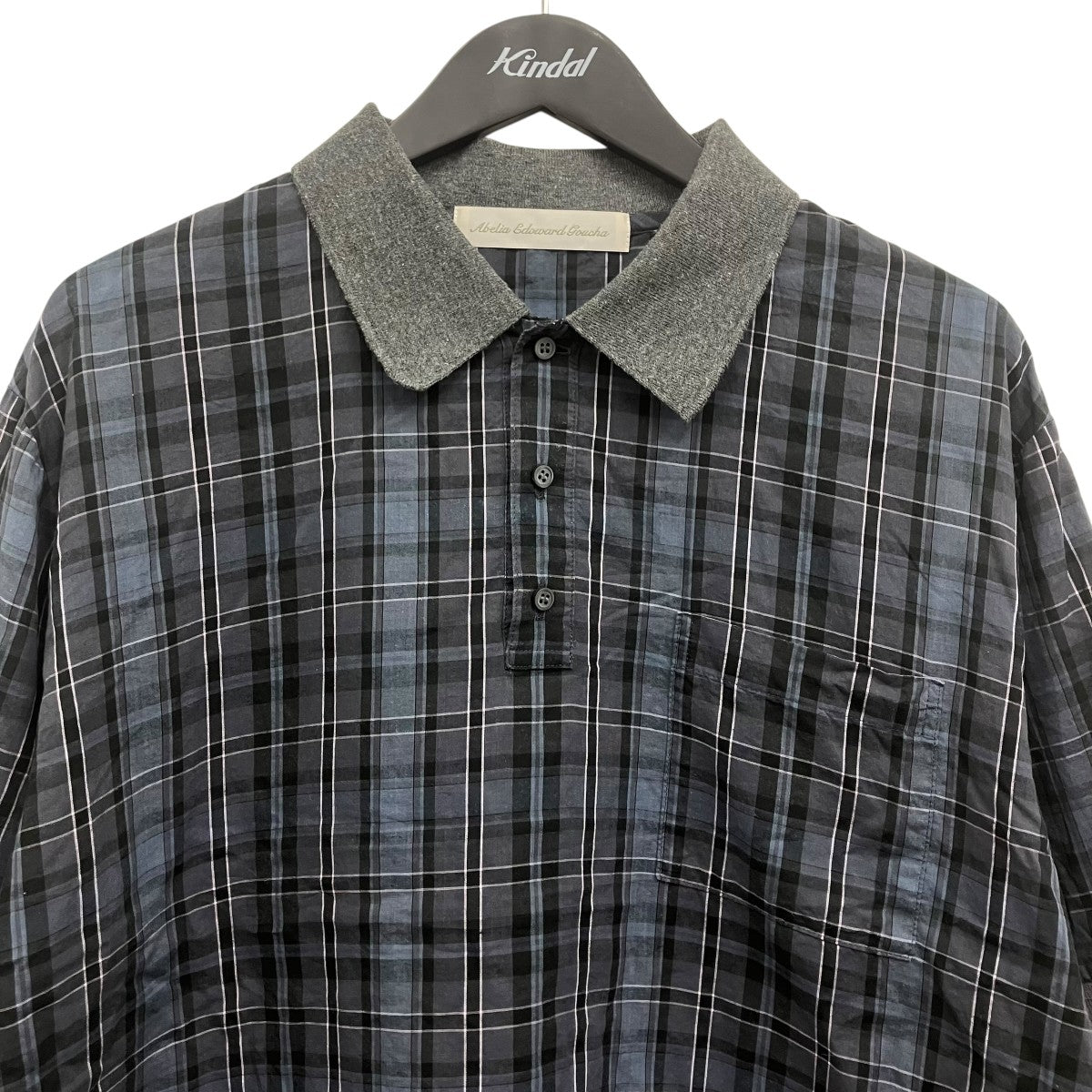 abelia edoward goucha チェックポロシャツ 古着・中古-3枚目のアイテム画像
