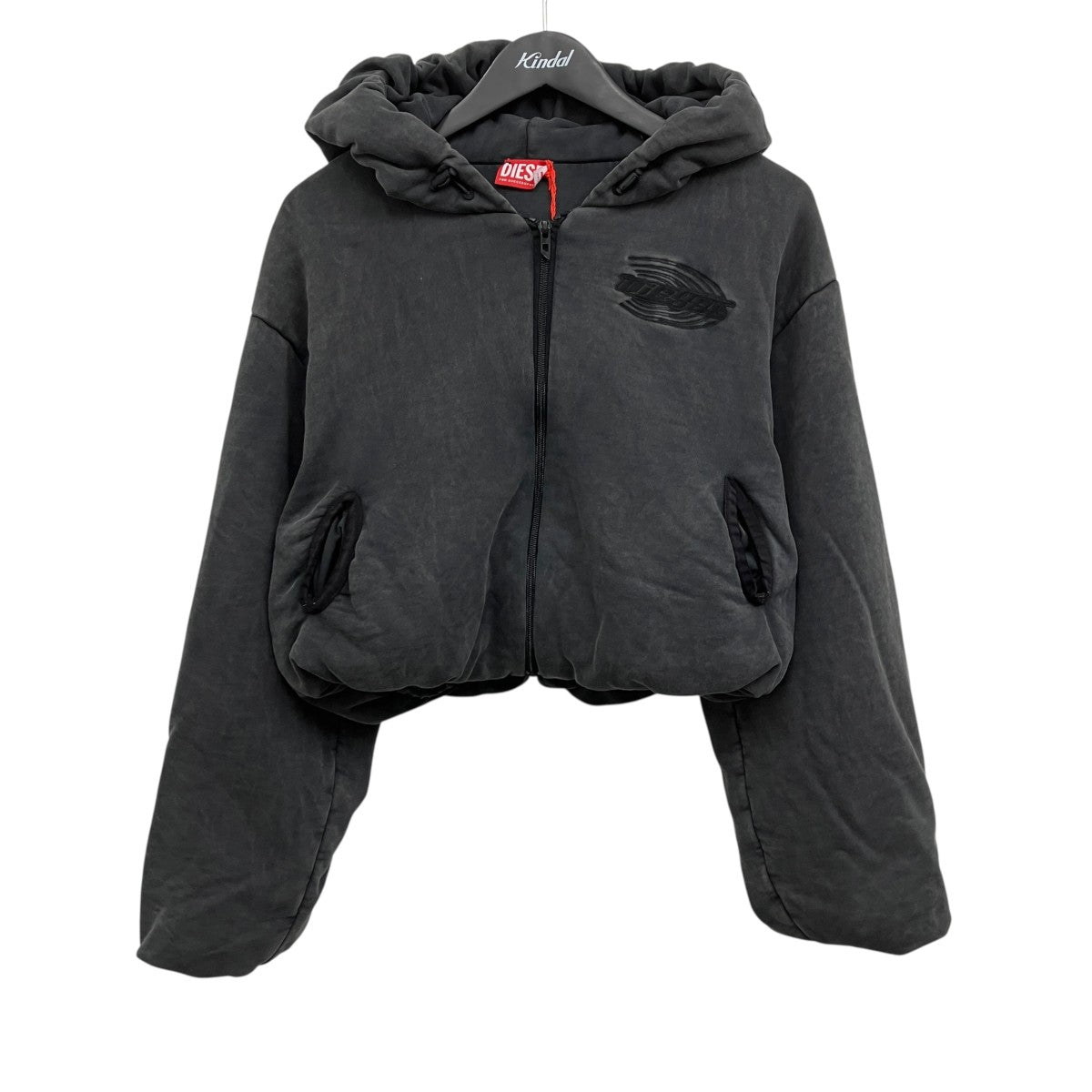 DIESEL パファ―ジップパーカー 古着・中古-1枚目のアイテム画像