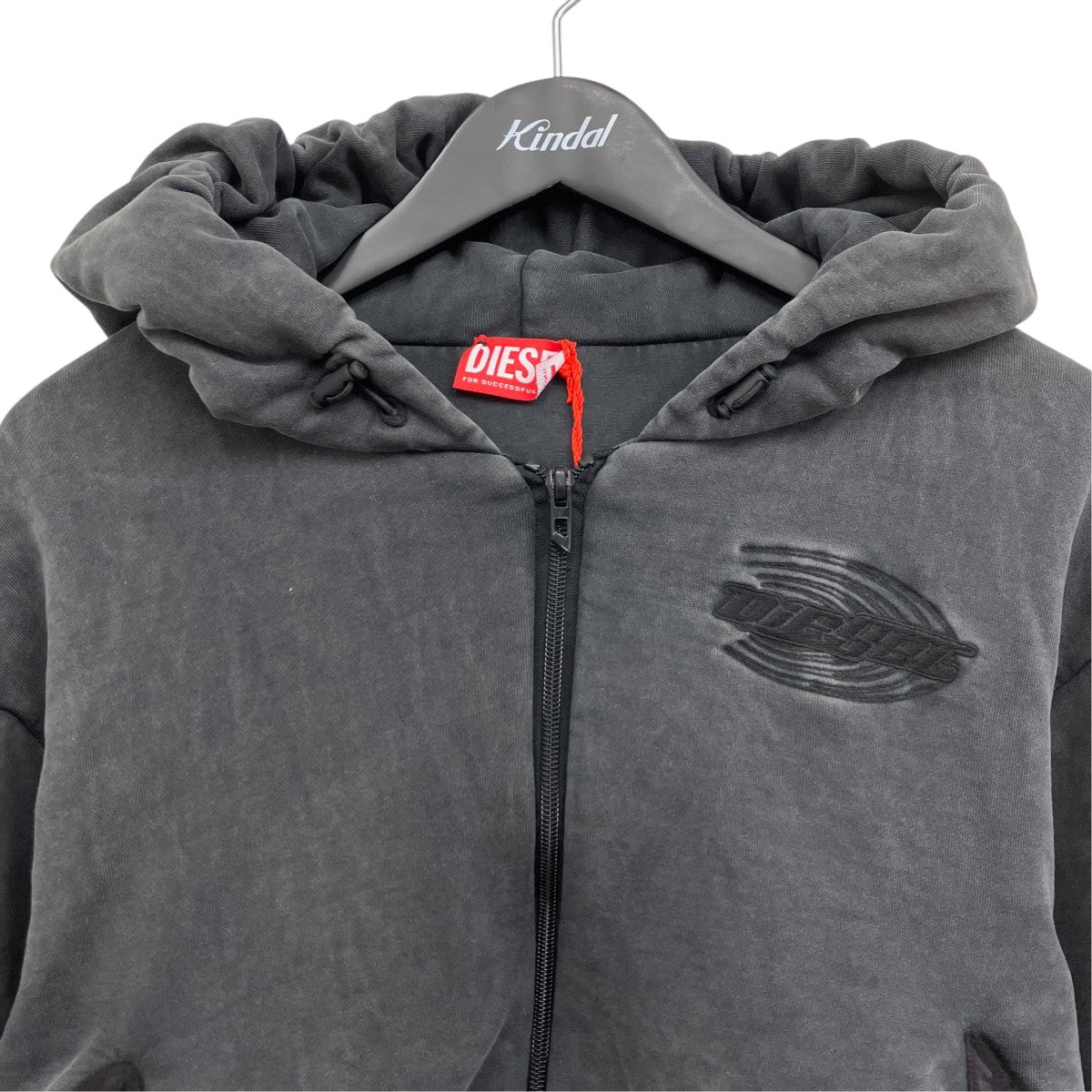 DIESEL パファ―ジップパーカー 古着・中古-3枚目のアイテム画像