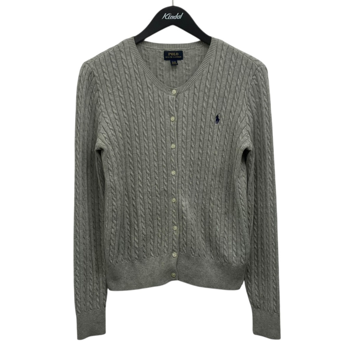 POLO RALPH LAUREN ケーブルニットカーディガン 古着・中古-1枚目のアイテム画像