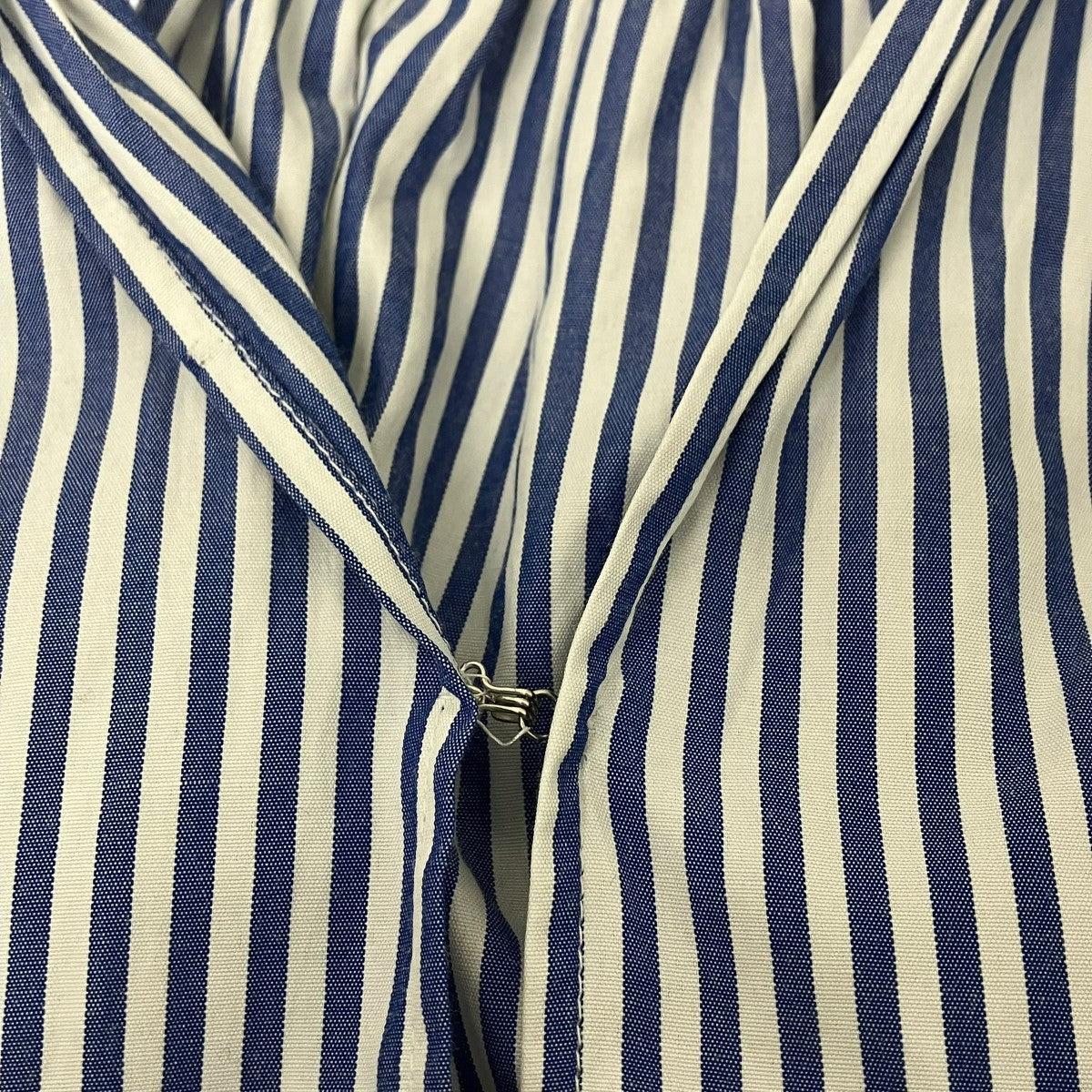 ne quittez pas Fine Poplin Kika EMB Gather Blouse ストライプギャザーブラウス 古着・中古-5枚目のアイテム画像