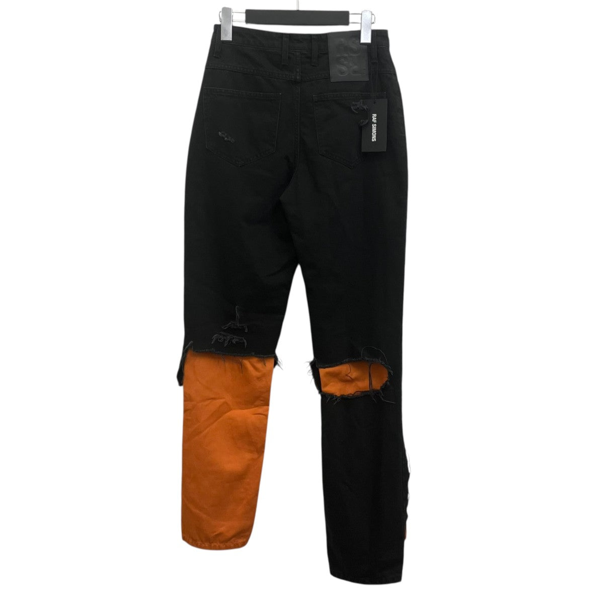 RAF SIMONS DESTROYED DOUBLE DENIM デストロイドデニム 古着・中古-2枚目のアイテム画像