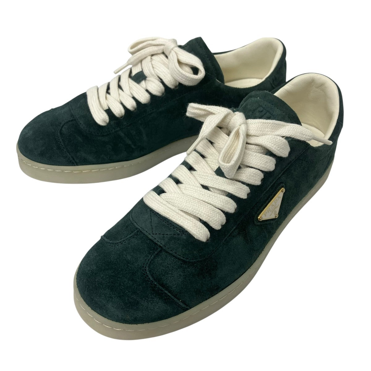 PRADA トライアングルロゴスニーカー 古着・中古-1枚目のアイテム画像