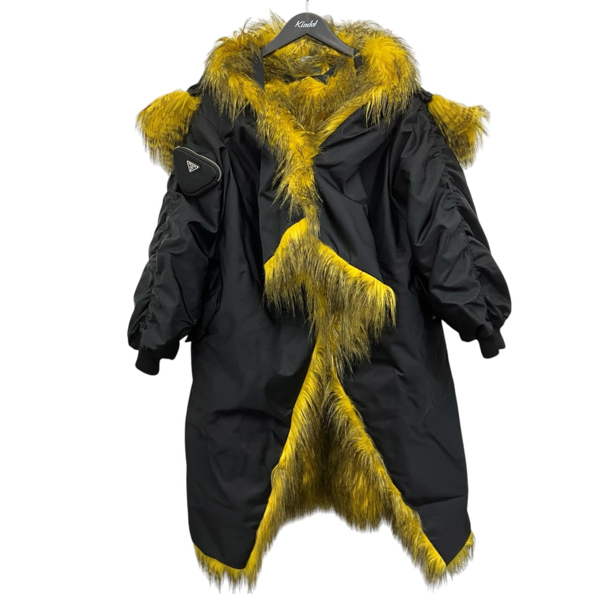 PRADA ファーナイロンコート 古着・中古-1枚目のアイテム画像