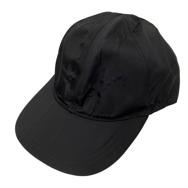 SALE PRADA ナイロンキャップ　ブラック PRADA(プラダ) ナイロンキャップ ブラック×グリーン サイズ L｜【公式