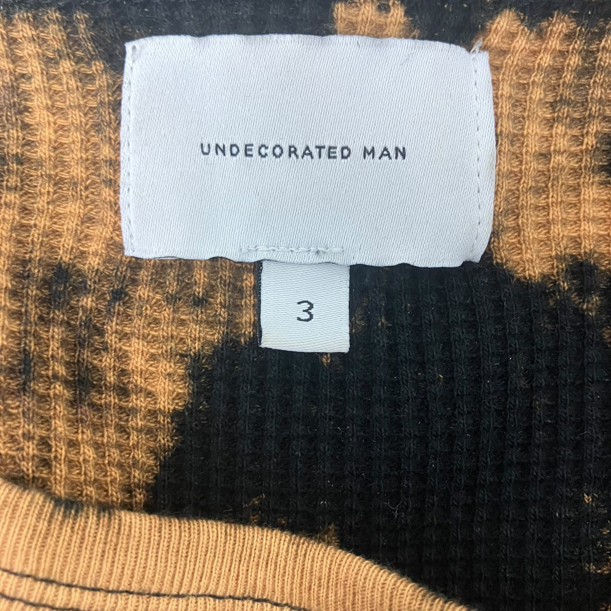 undecorated MAN ブリーチ加工サーマルカットソー 古着・中古-5枚目のアイテム画像