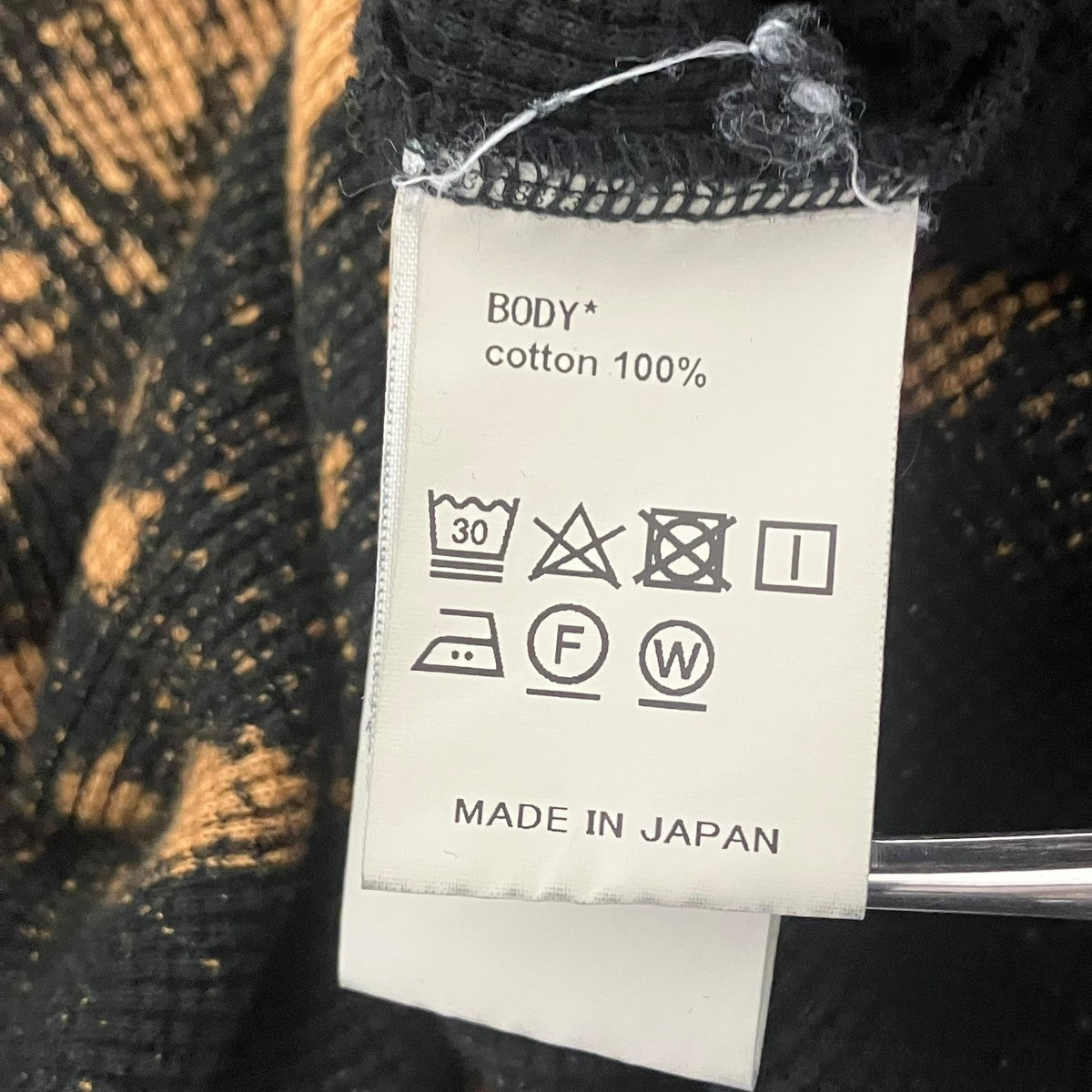 undecorated MAN ブリーチ加工サーマルカットソー 古着・中古-6枚目のアイテム画像