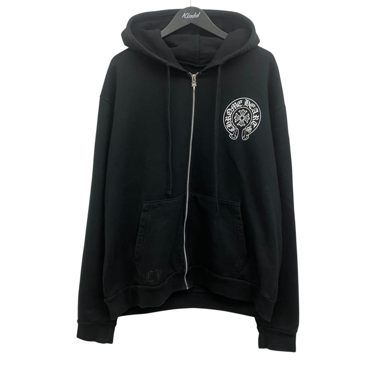 CHROME HEARTS 東京限定ホースシュープリントジップアップパーカー 古着・中古-1枚目のアイテム画像