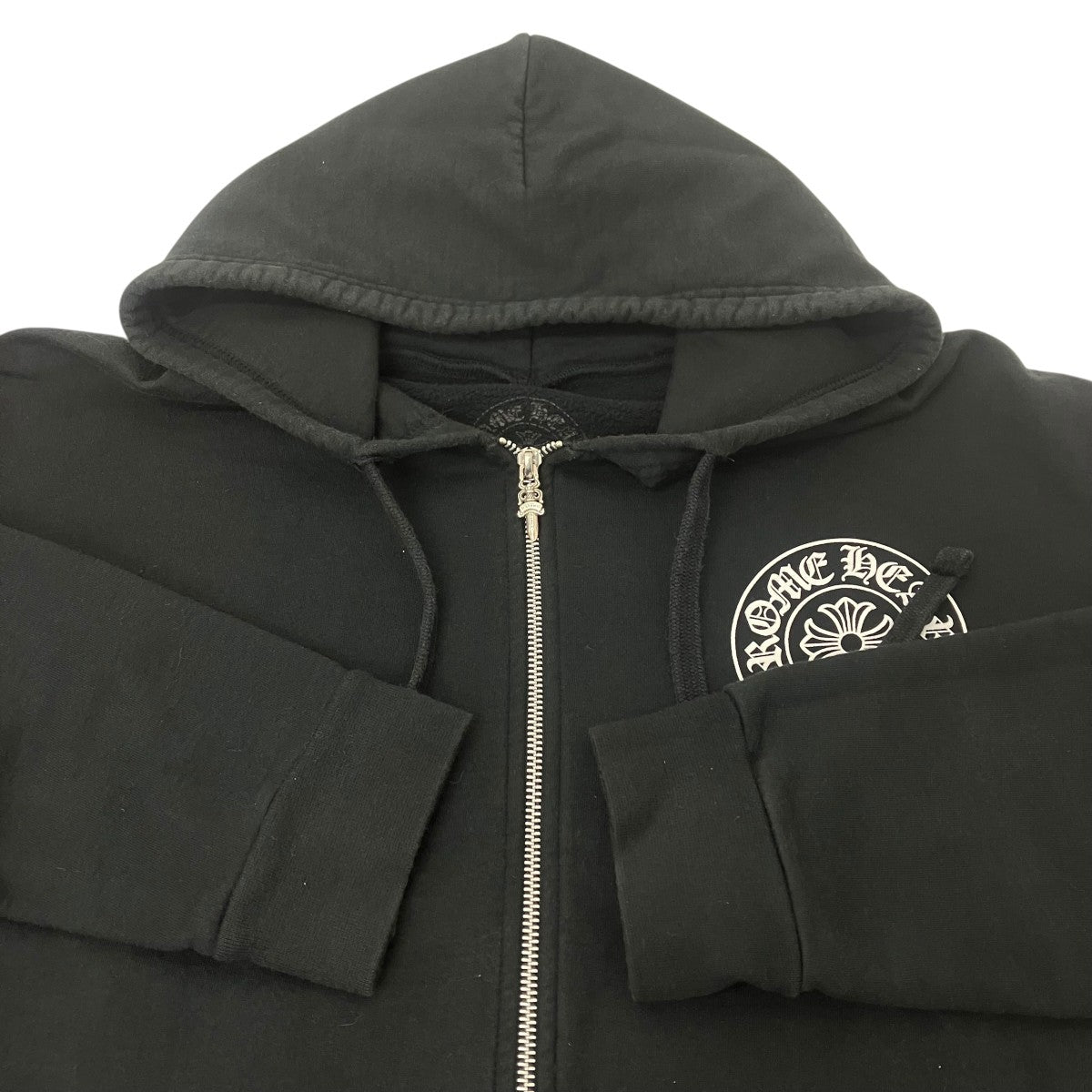 CHROME HEARTS 東京限定ホースシュープリントジップアップパーカー 古着・中古-4枚目のアイテム画像
