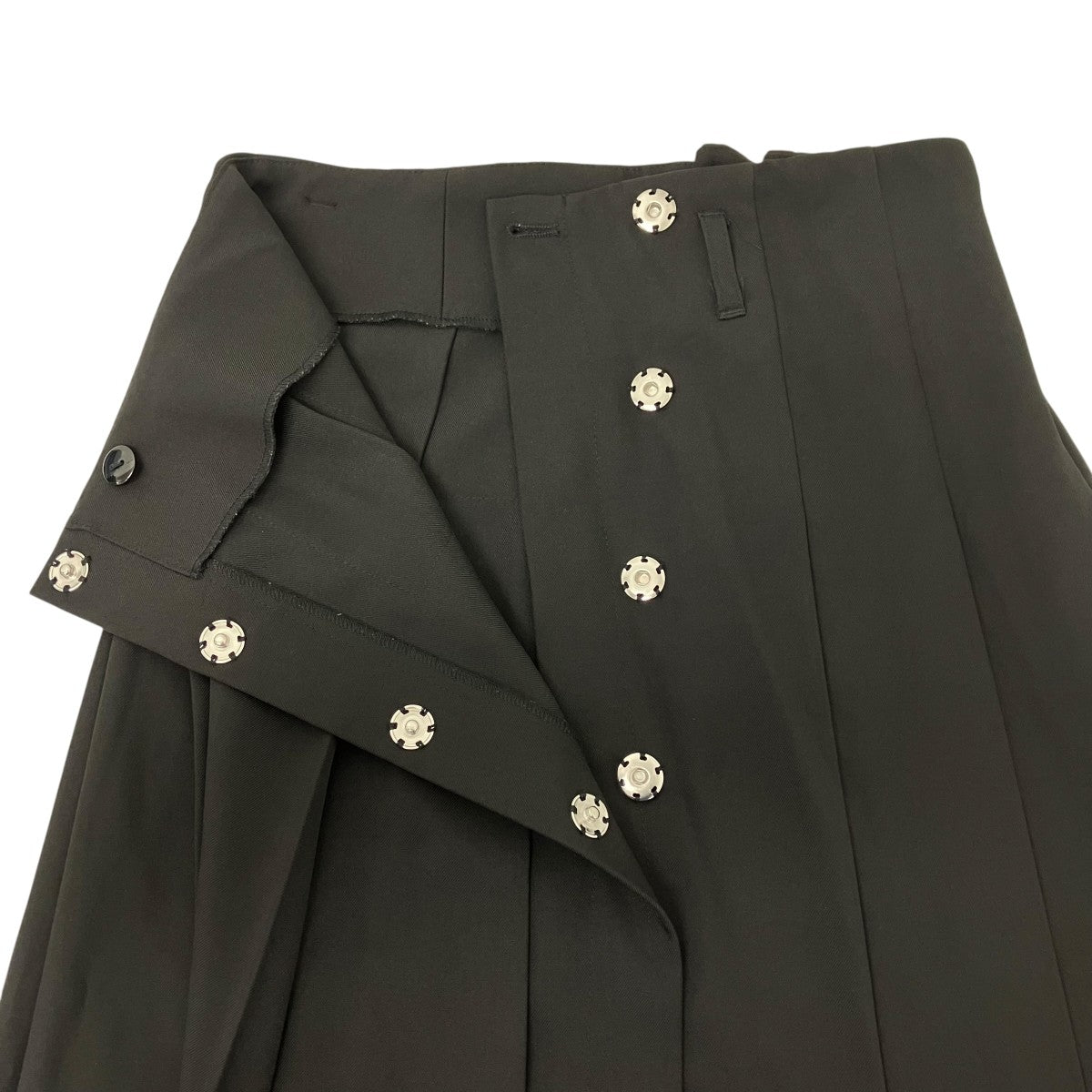 ACLENT PLEATS WRAP LONG SKIRT ラップロングスカート 古着・中古-3枚目のアイテム画像