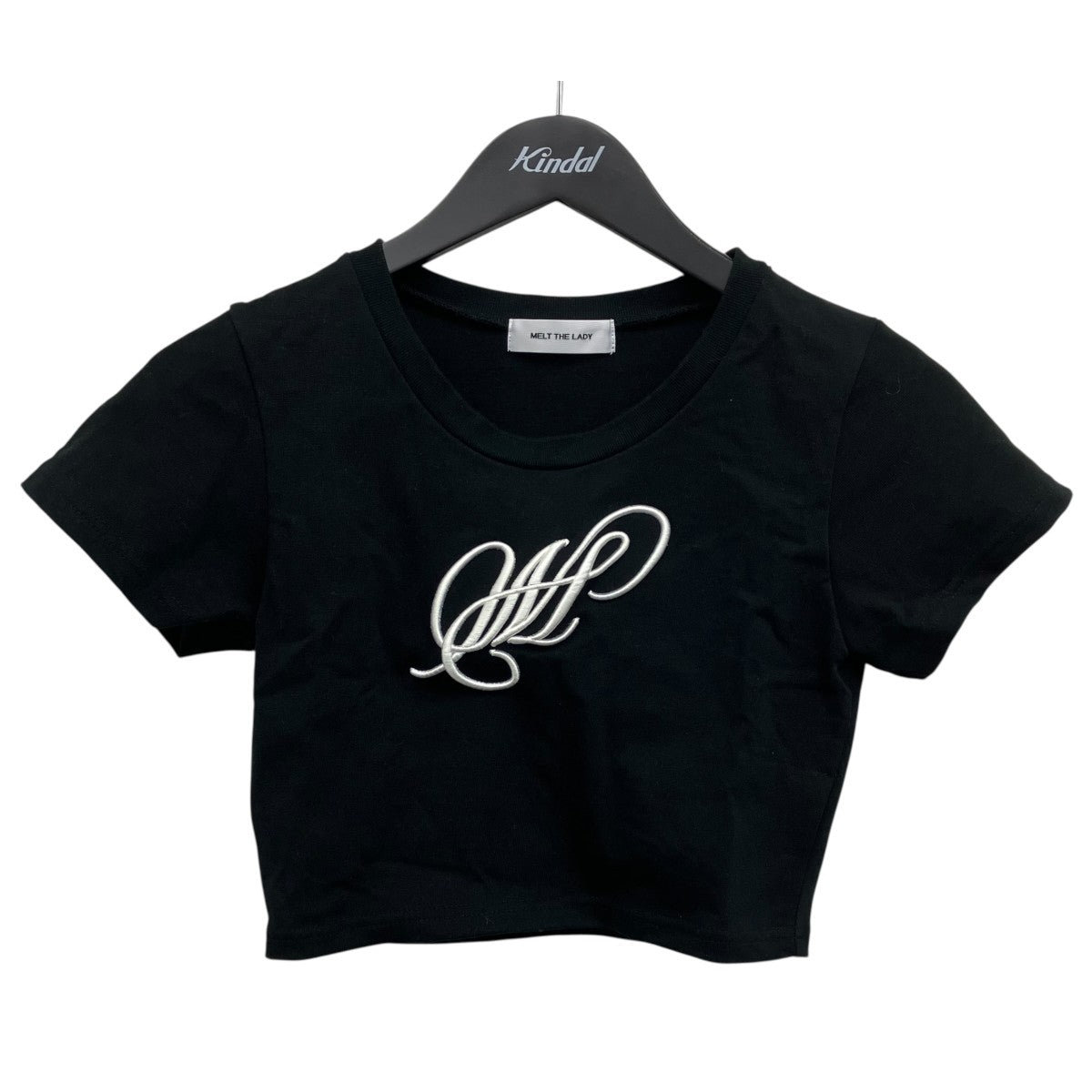 MELT THE LADY M NANO T-SHIRTS エンブロイダリークロップドTシャツ 古着・中古-1枚目のアイテム画像