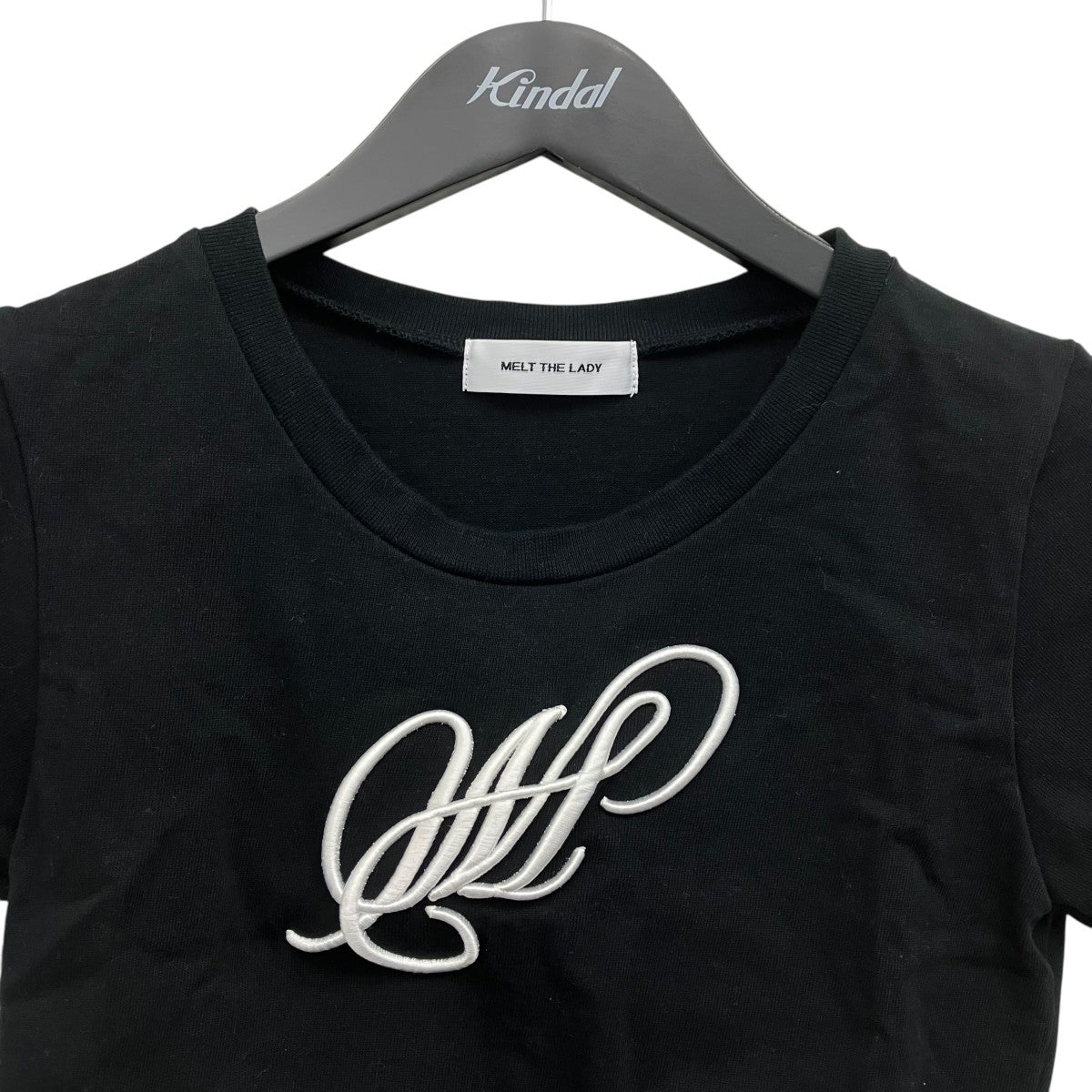 MELT THE LADY M NANO T-SHIRTS エンブロイダリークロップドTシャツ 古着・中古-3枚目のアイテム画像