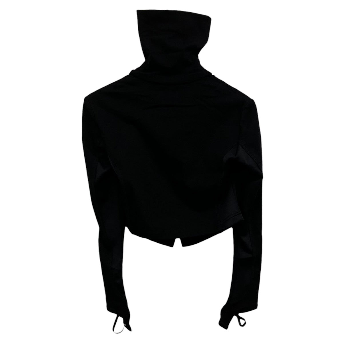 SEIVSON Seivson Strap-Structured Elastic Slim Lightweight Jacket クロップドナイロンジャケット 古着・中古-2枚目のアイテム画像
