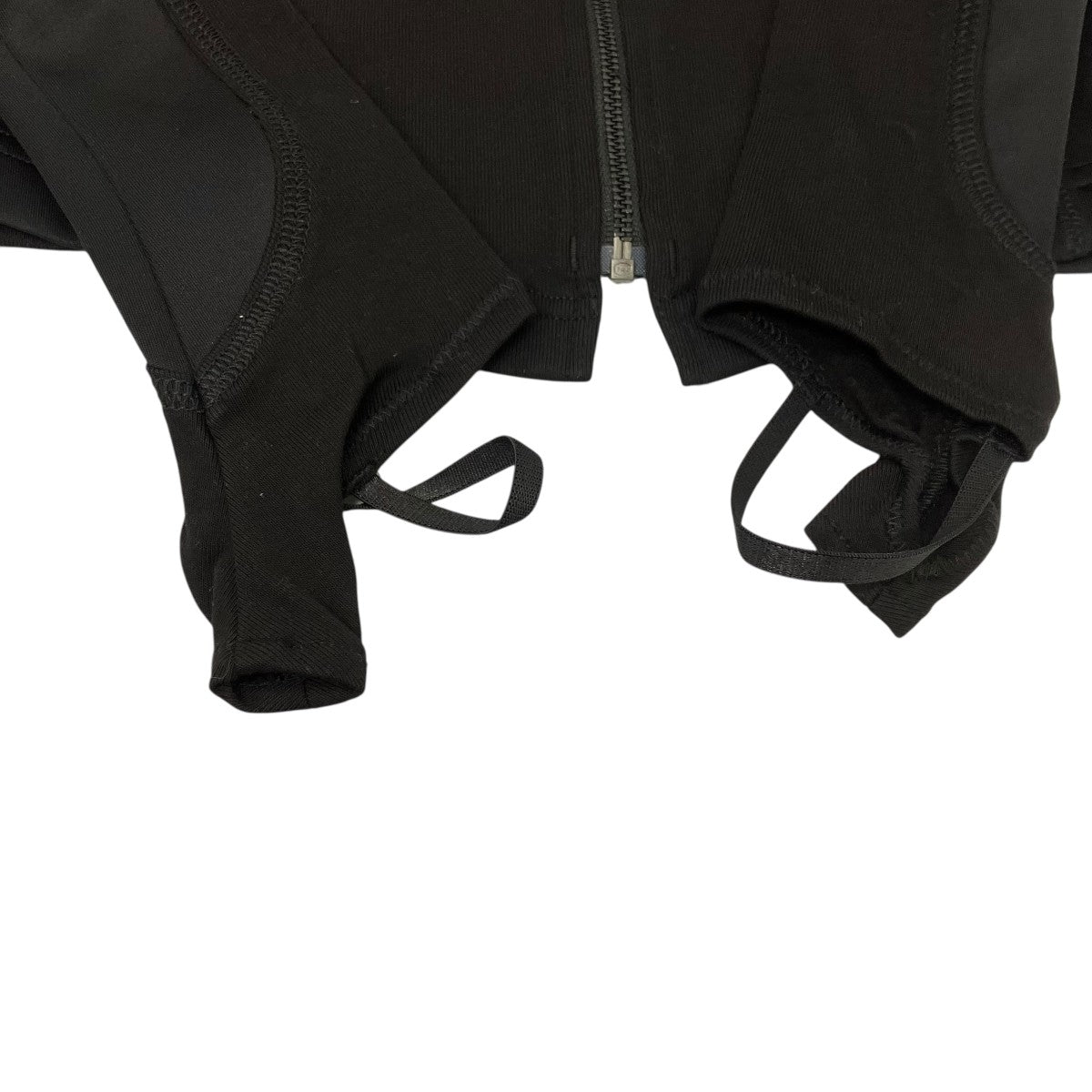 SEIVSON Seivson Strap-Structured Elastic Slim Lightweight Jacket クロップドナイロンジャケット 古着・中古-4枚目のアイテム画像
