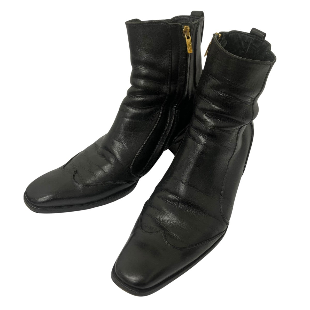 Yves Saint Laurent JONNY サイドジップジョニーブーツ 古着・中古-1枚目のアイテム画像