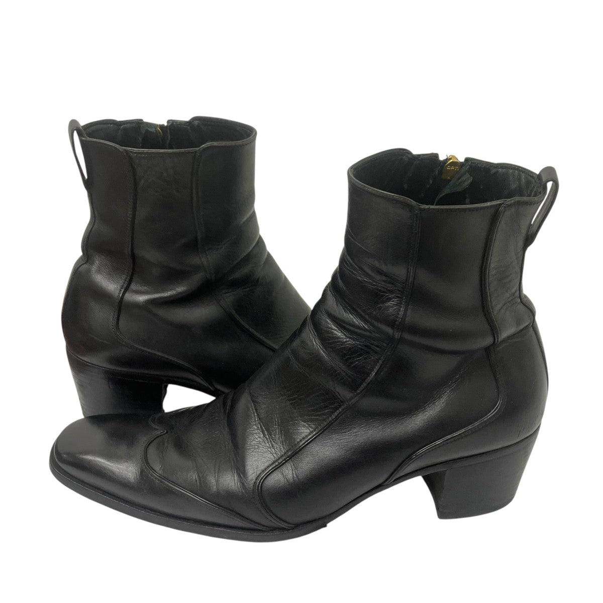 Yves Saint Laurent JONNY サイドジップジョニーブーツ 古着・中古-3枚目のアイテム画像