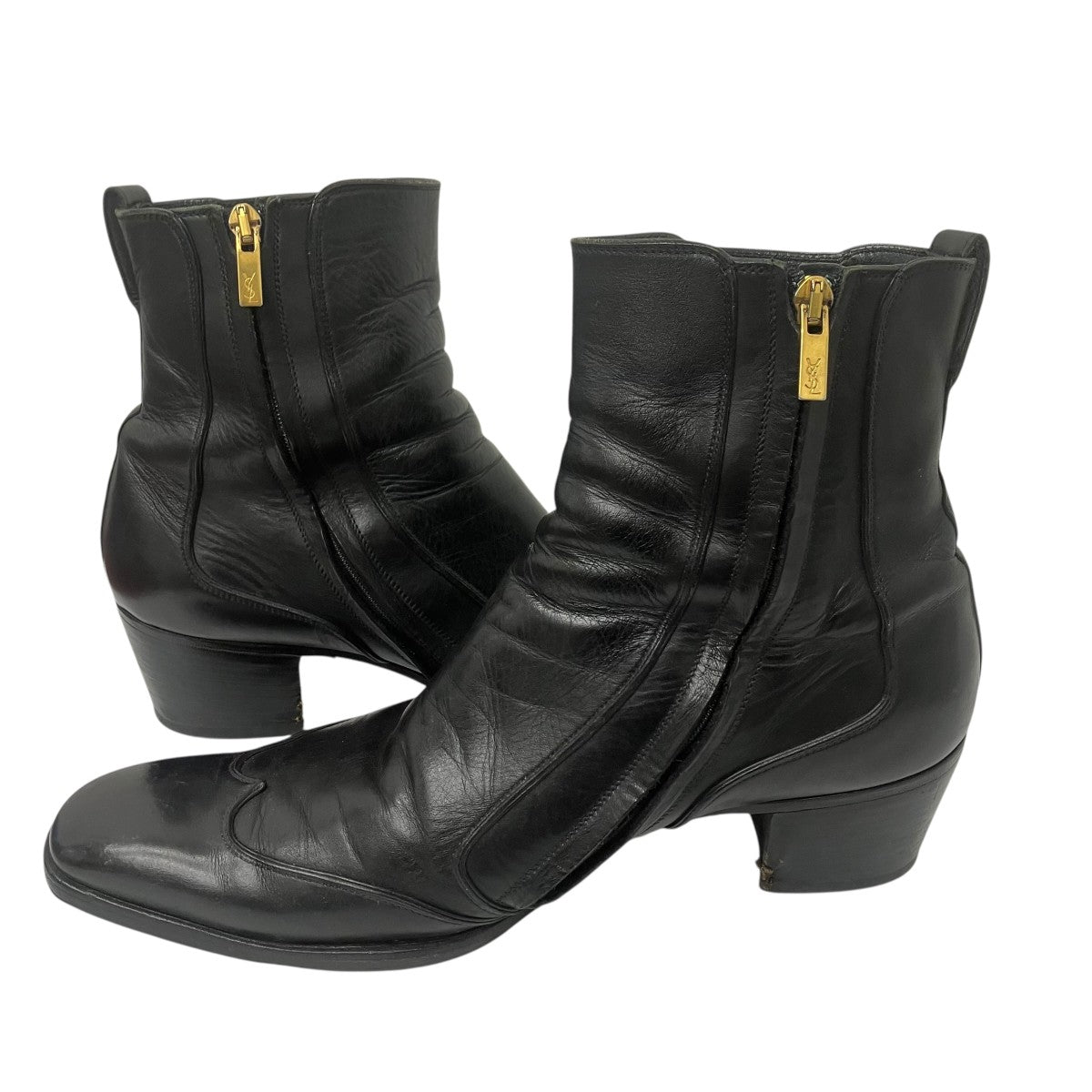 Yves Saint Laurent JONNY サイドジップジョニーブーツ 古着・中古-4枚目のアイテム画像
