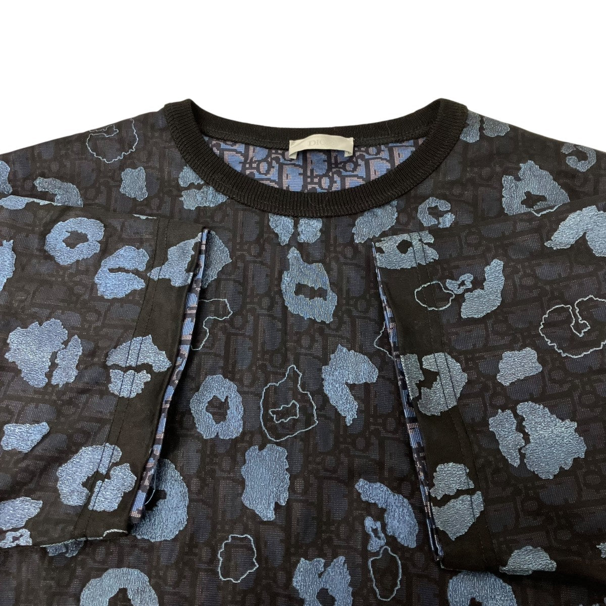 DIOR レオパード レイヤード オブリークTシャツ 古着・中古-4枚目のアイテム画像