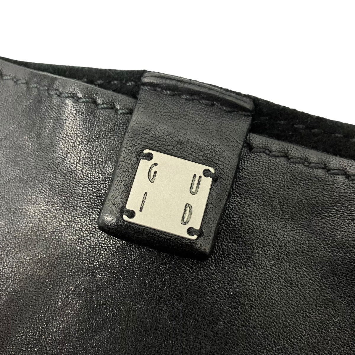 GUIDI SOFT HORSE FULL GRAIN FLAT CROSSBODY BAGレザーショルダーバッグ 古着・中古-3枚目のアイテム画像