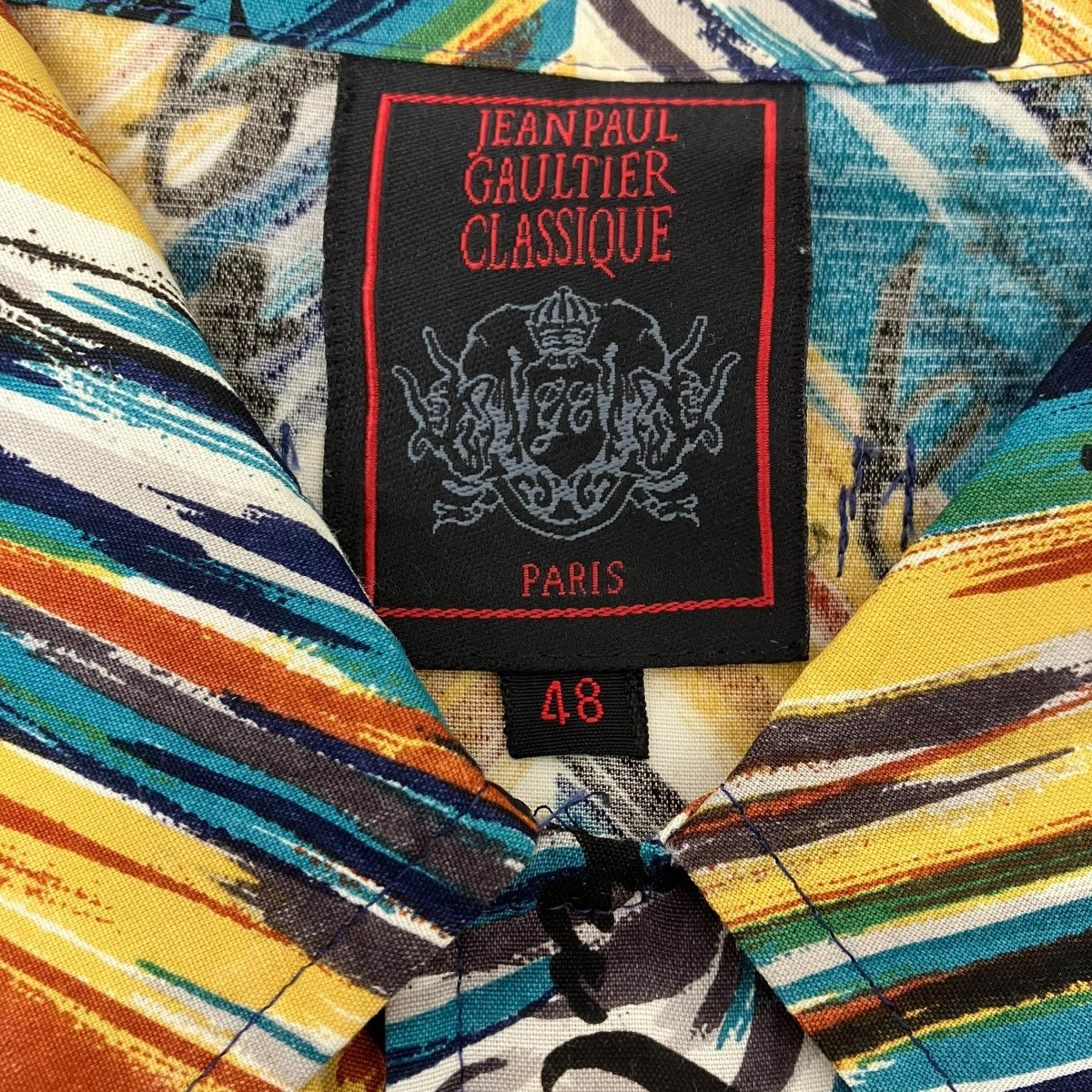 Jean Paul GAULTIER CLASSIQUE 総柄シャツ 古着・中古-6枚目のアイテム画像
