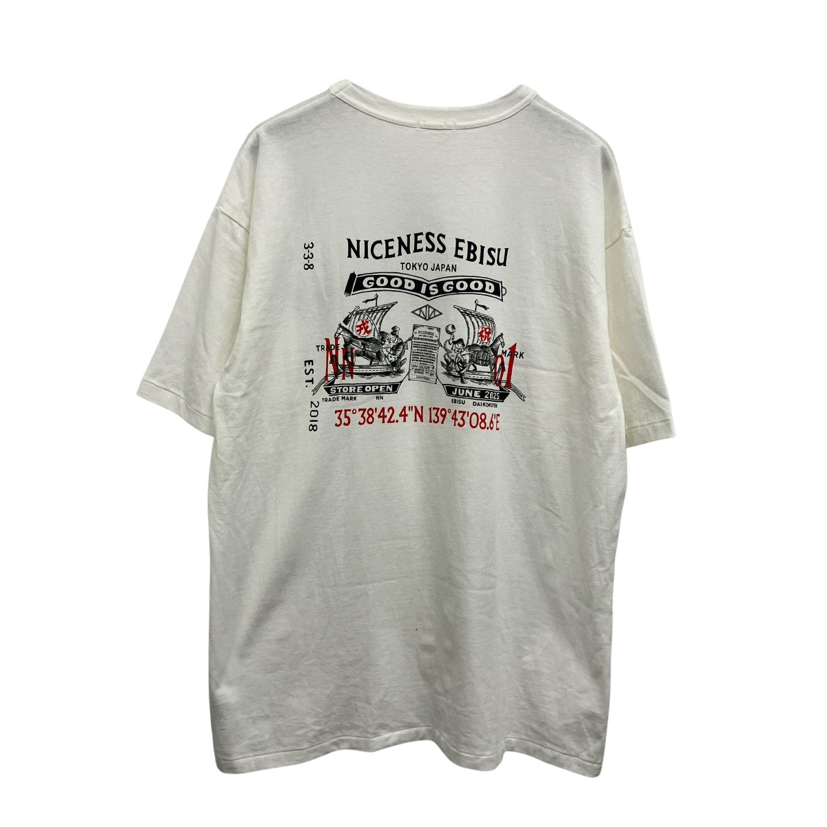 NICENESS 旗艦店オープン記念プリントTシャツ 古着・中古-2枚目のアイテム画像