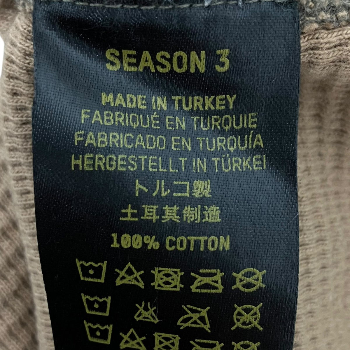 YEEZY SEASON3 サーマルカットソー 古着・中古-6枚目のアイテム画像