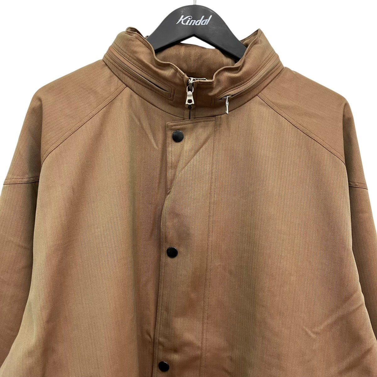 AURALEE 18AWLIGHT WOOL MOHAIR BLOUSON ライトウールモヘアブルゾンジャケット 古着・中古-3枚目のアイテム画像
