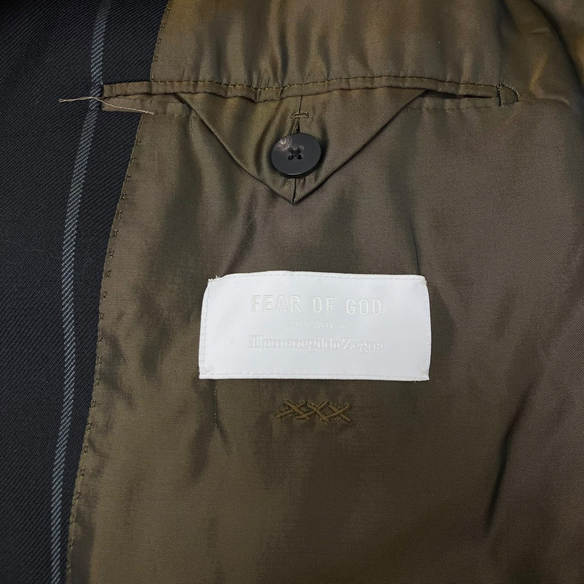 FEAR OF GOD ノーカラージャケット 古着・中古-7枚目のアイテム画像