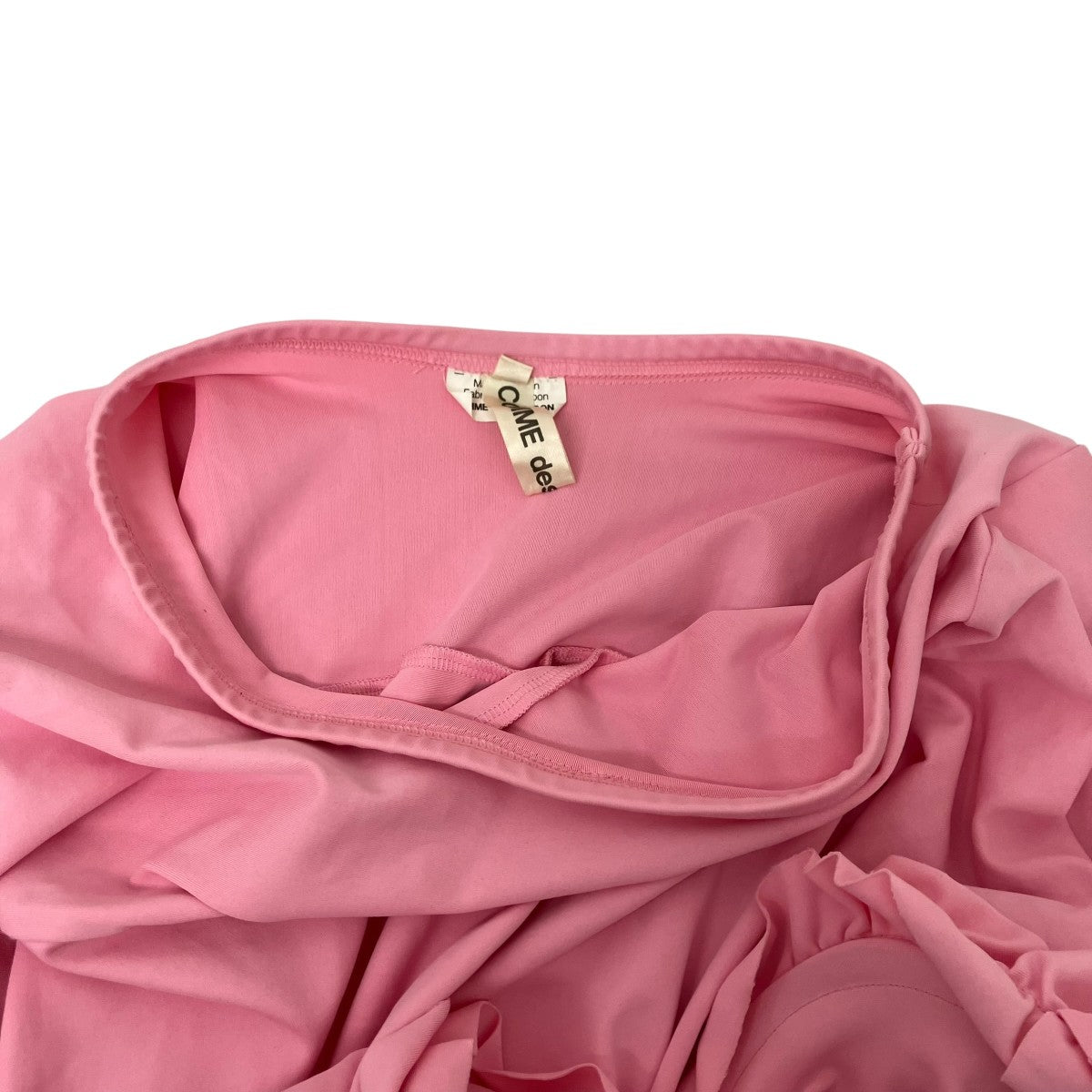 COMME des GARCONS ワイヤーフリルデザインストレッチアシンメトリースカート 古着・中古-3枚目のアイテム画像
