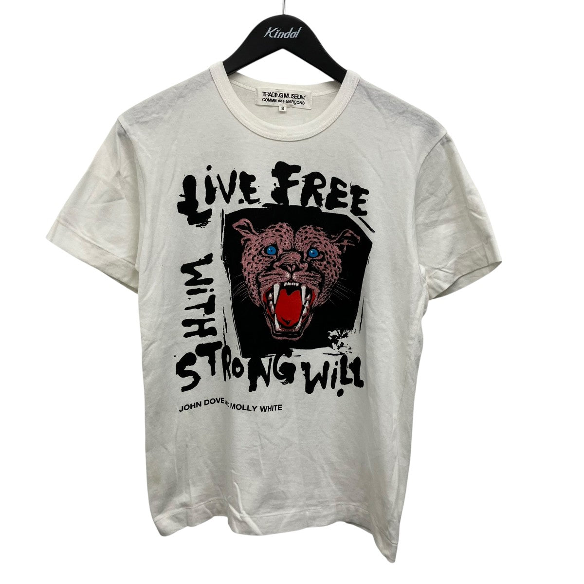 TRADINGMUSEUM COMME des GARCONS プリントTシャツ 古着・中古-1枚目のアイテム画像