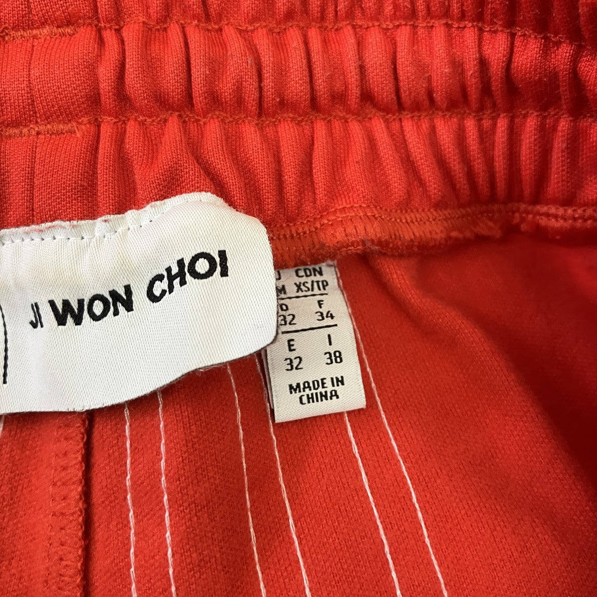 adidas×JI WON CHOI トラックパンツ 古着・中古-6枚目のアイテム画像