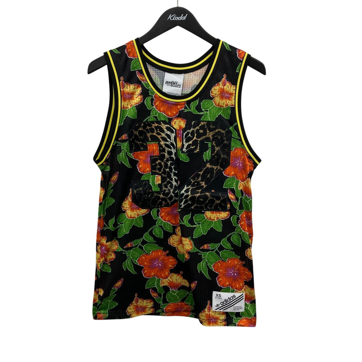 adidas×JEREMY SCOTT 総柄タンクトップ 古着・中古-1枚目のアイテム画像
