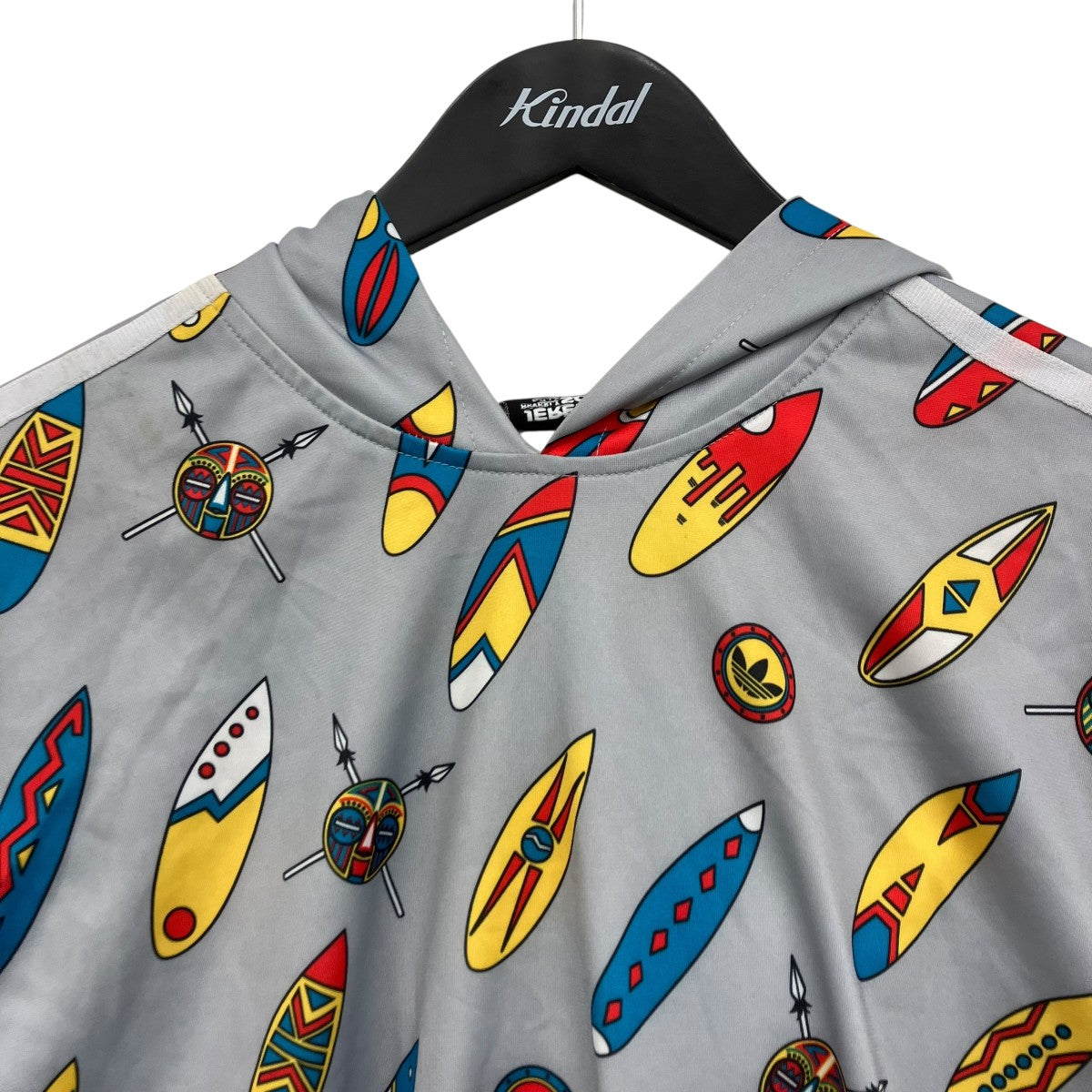 adidas×JEREMY SCOTT ロングパーカー 古着・中古-3枚目のアイテム画像