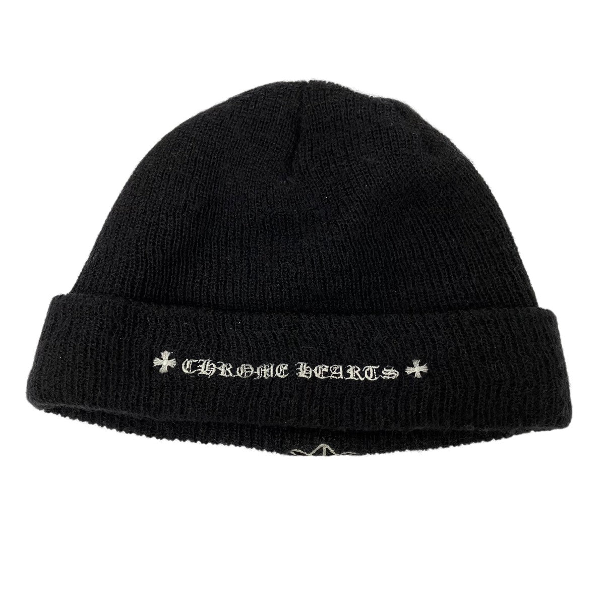 売り出し正本 CHROME HEARTS ブラックニット帽 【公式通販】