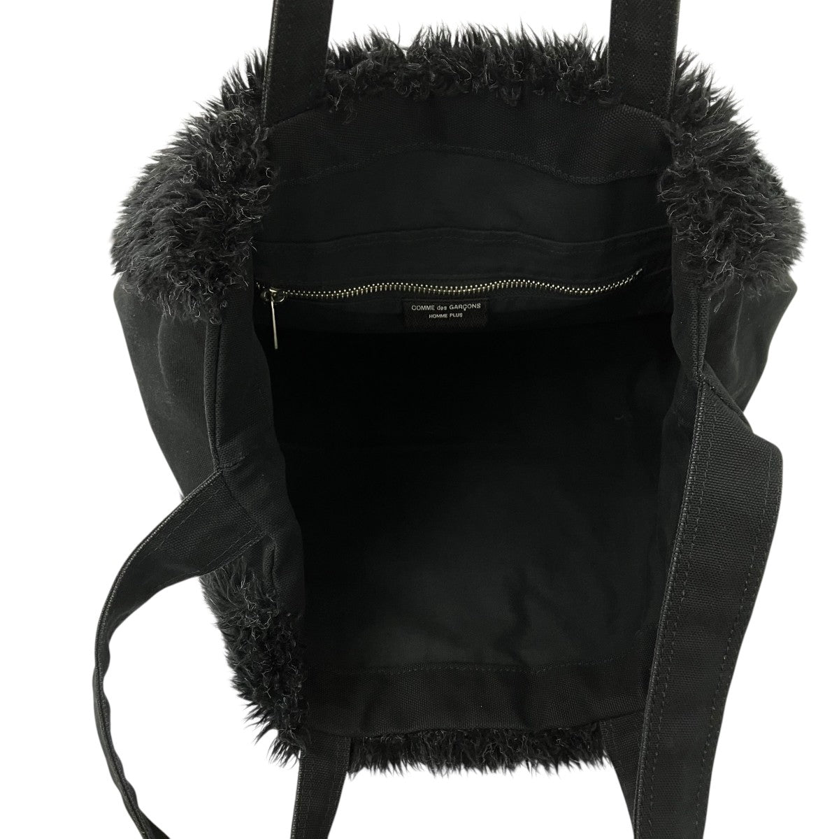COMME des GARCONS HOMME PLUS エコファー2WAYハンド ショルダーバッグ 古着・中古-4枚目のアイテム画像