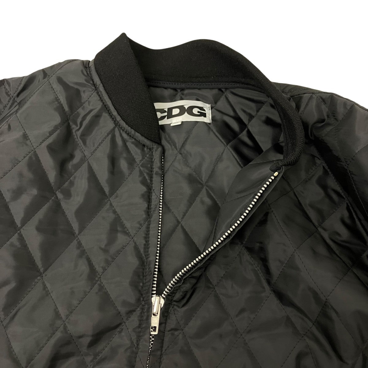 CDG キルティングブルゾン 古着・中古-4枚目のアイテム画像