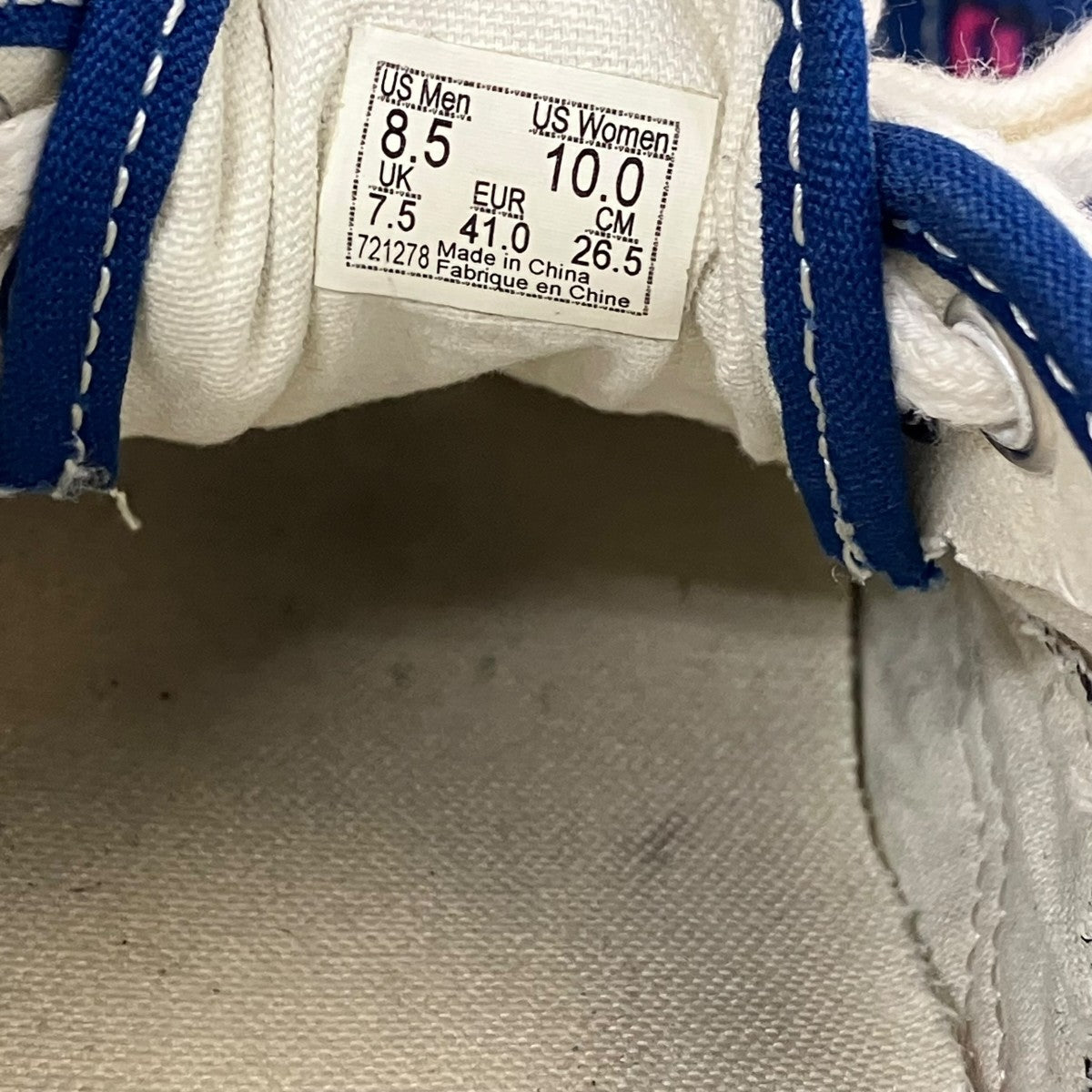 VANS ローカットスニーカー 古着・中古-8枚目のアイテム画像