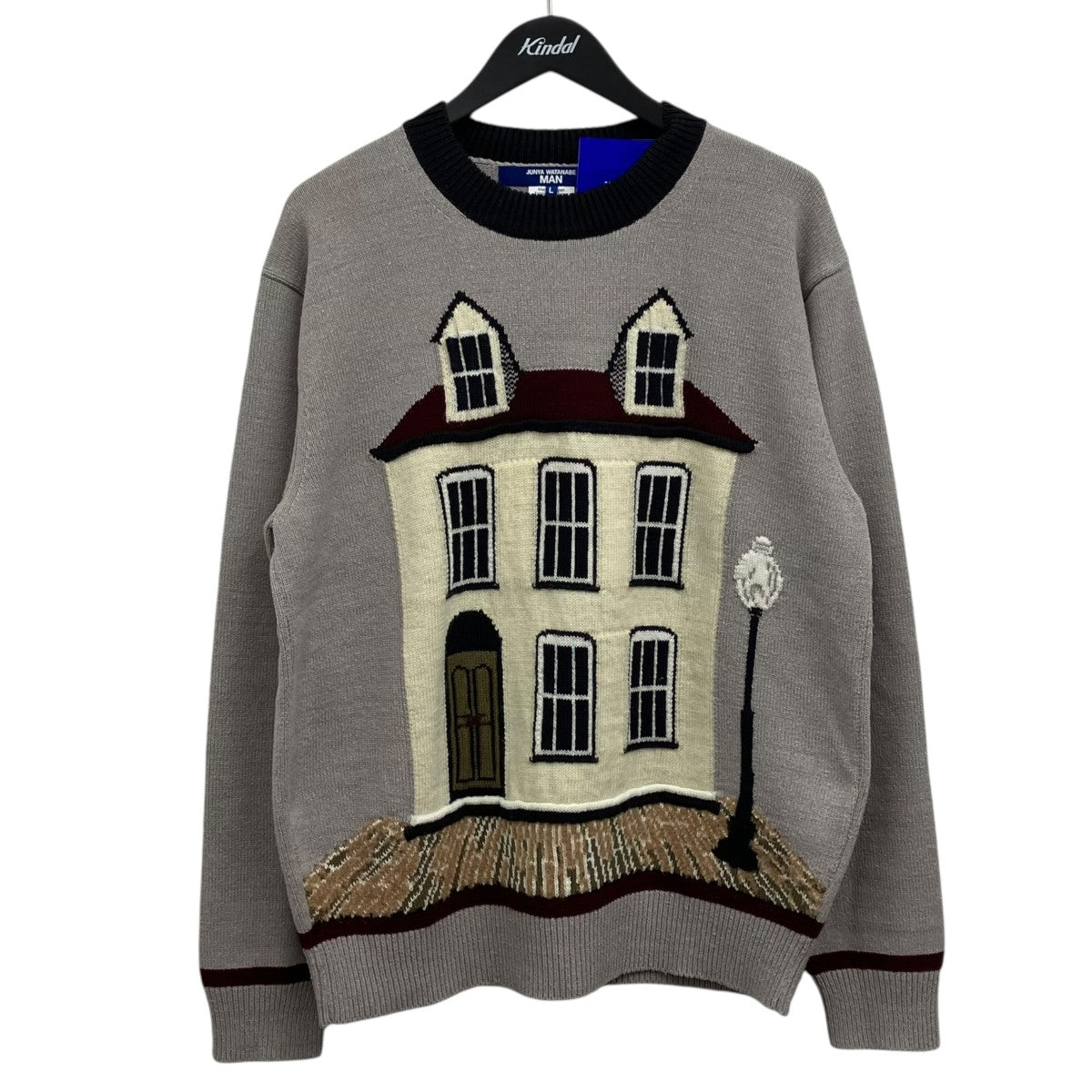 CDG JUNYA WATANABE MAN ハウスグラフィッククルーネックニット 古着・中古-1枚目のアイテム画像