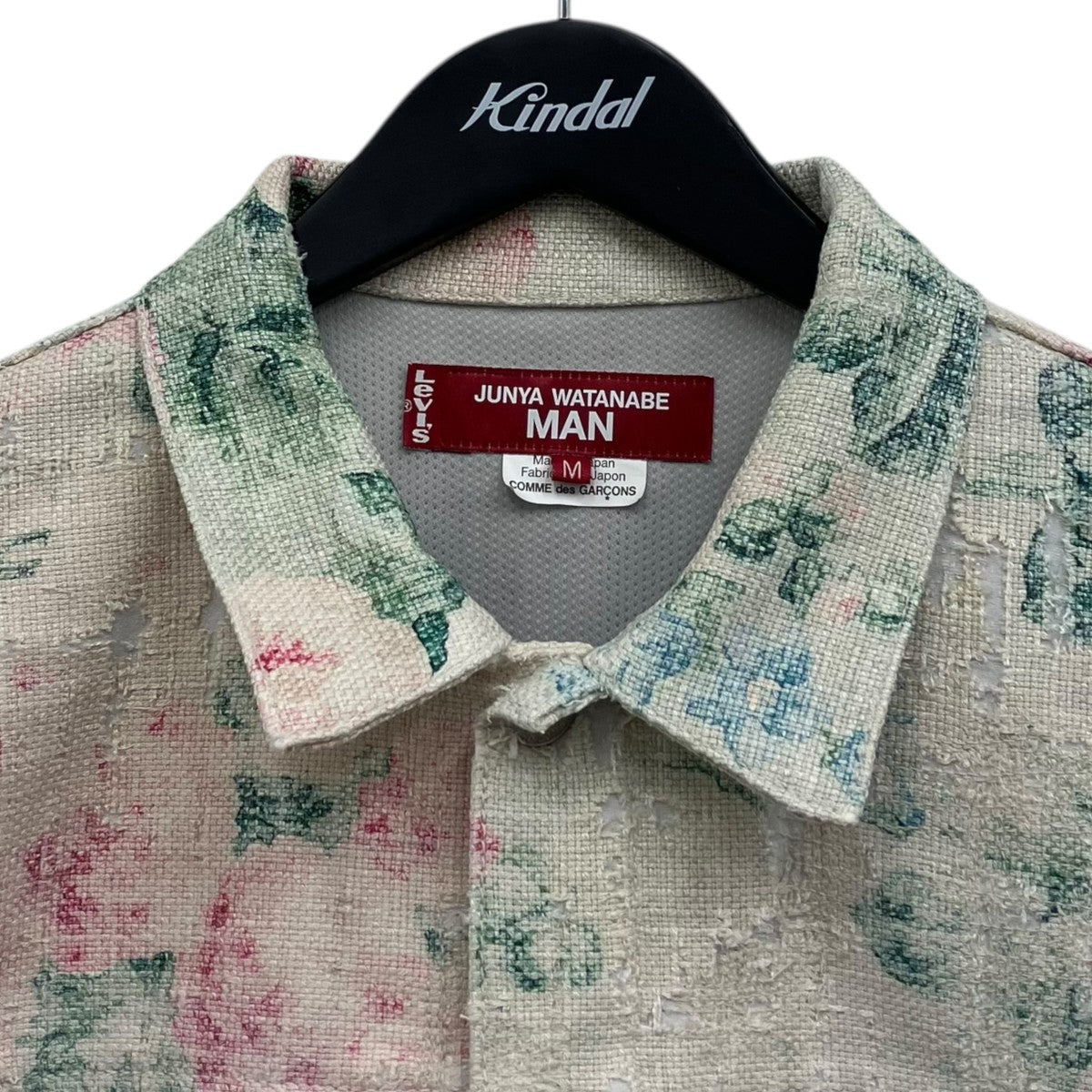 CDG JUNYA WATANABE MAN×LEVI'S Rayon Linen Floral Pattern Printed X