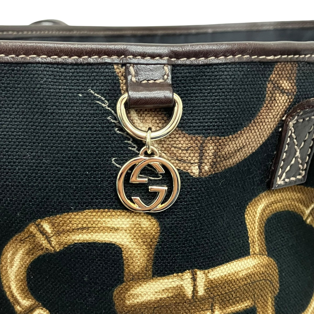 GUCCI ホースビットインターロッキングトートバッグ 古着・中古-4枚目のアイテム画像