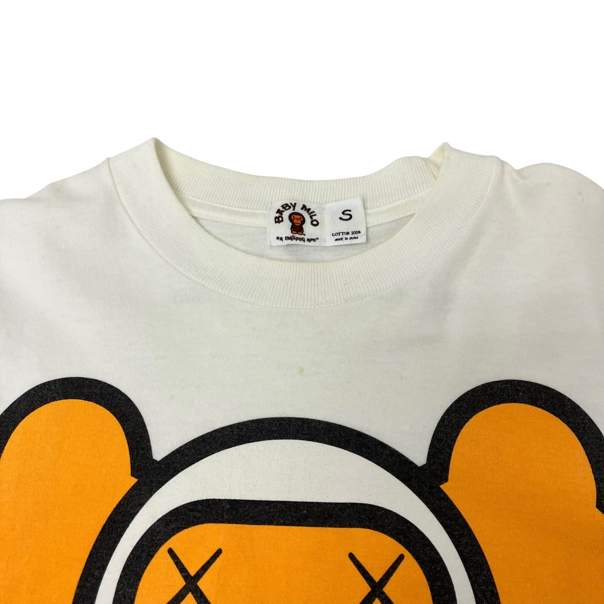 BABY MiLO×KAWS プリント半袖Tシャツ 古着・中古-4枚目のアイテム画像