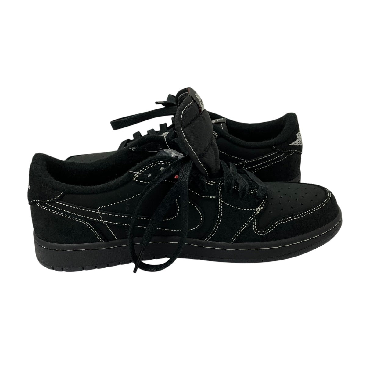 NIKE×TRAVIS SCOTT Air Jordan 1 Low OG SP Black Phantom ローカットスニーカー 古着・中古-3枚目のアイテム画像