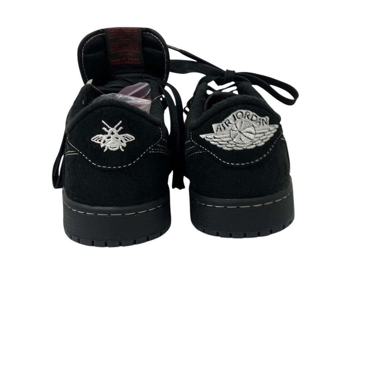 NIKE×TRAVIS SCOTT Air Jordan 1 Low OG SP Black Phantom ローカットスニーカー 古着・中古-5枚目のアイテム画像