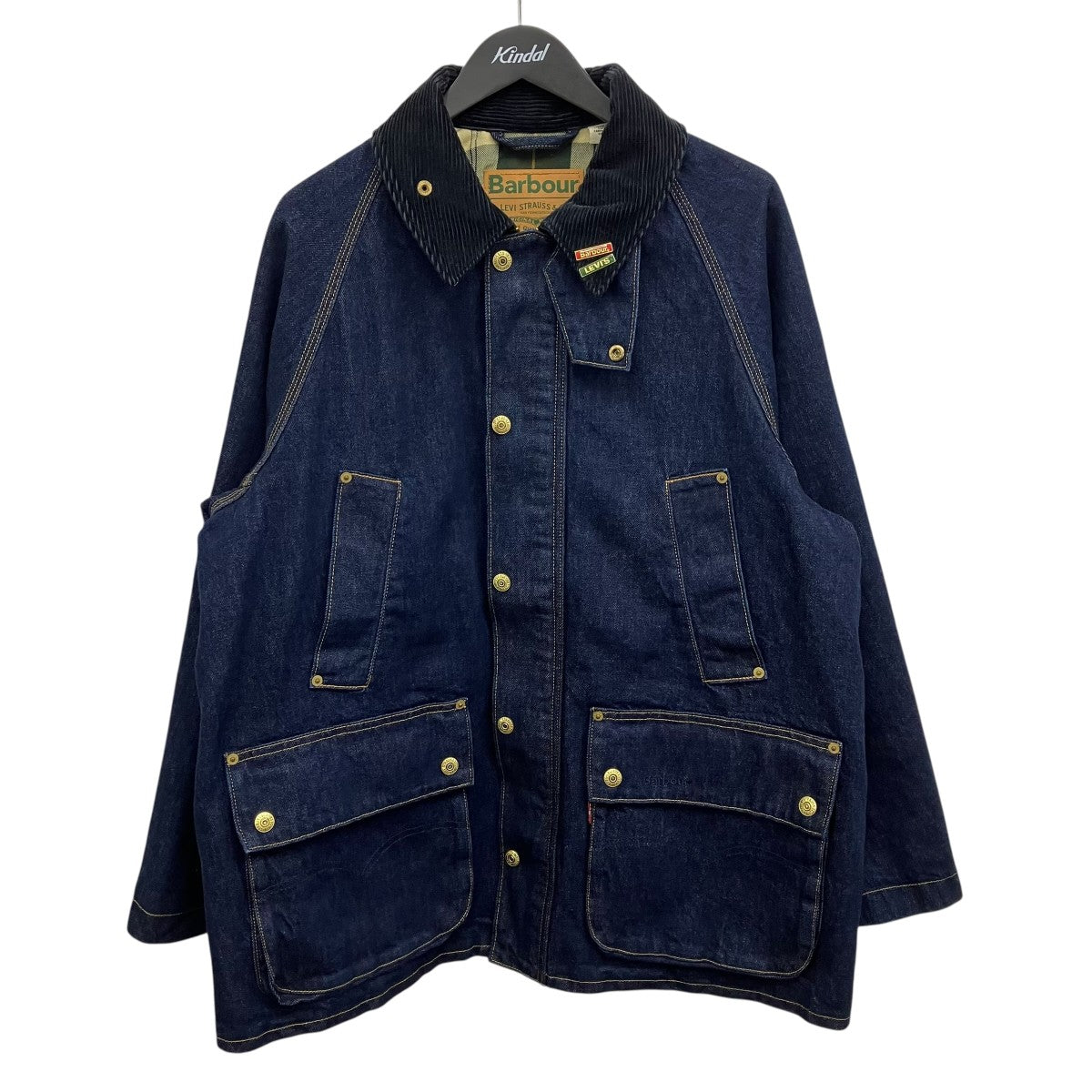 LEVI’S×Barbour デニムカバーオール 古着・中古-1枚目のアイテム画像