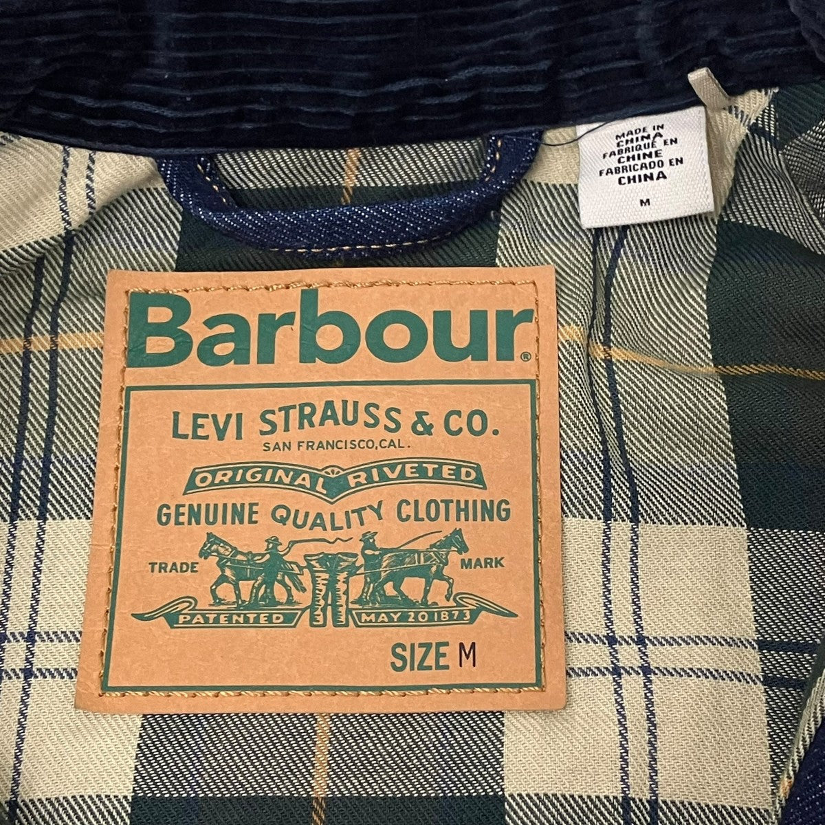 LEVI’S×Barbour デニムカバーオール 古着・中古-10枚目のアイテム画像