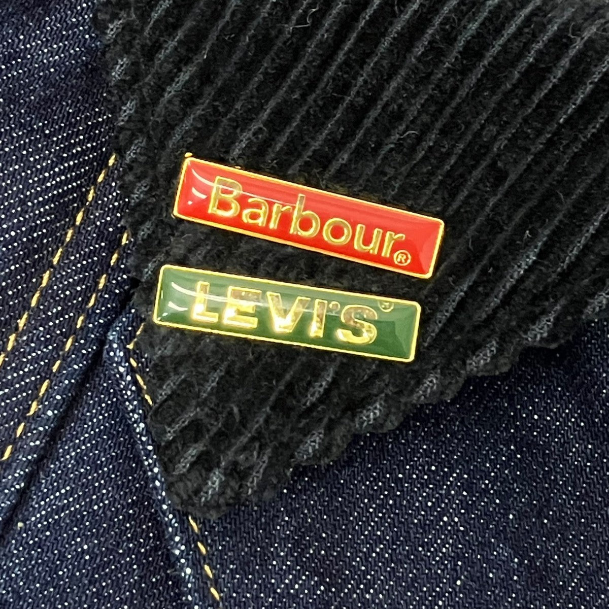 LEVI’S×Barbour デニムカバーオール 古着・中古-8枚目のアイテム画像