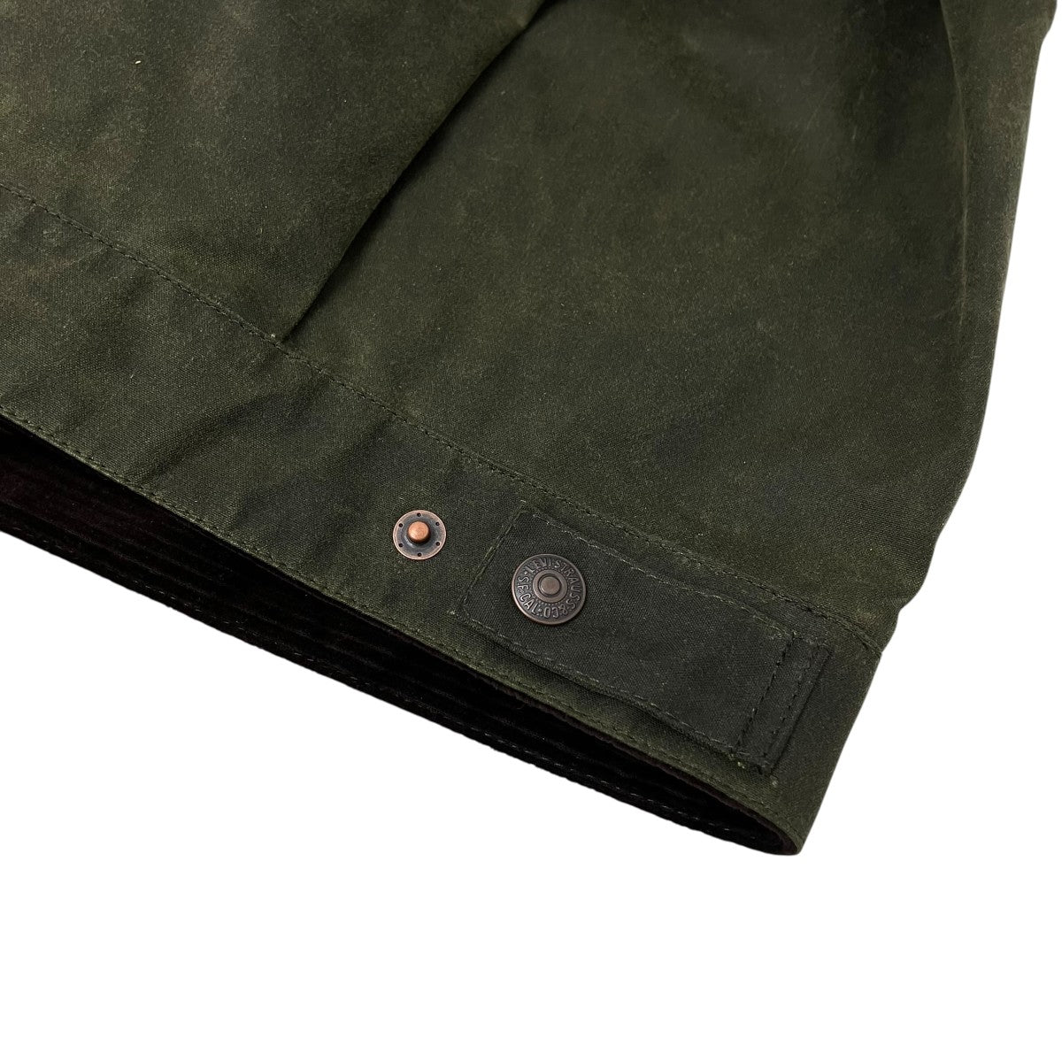 LEVI’S×Barbour トラッカー ワックス ジャケット 古着・中古-6枚目のアイテム画像
