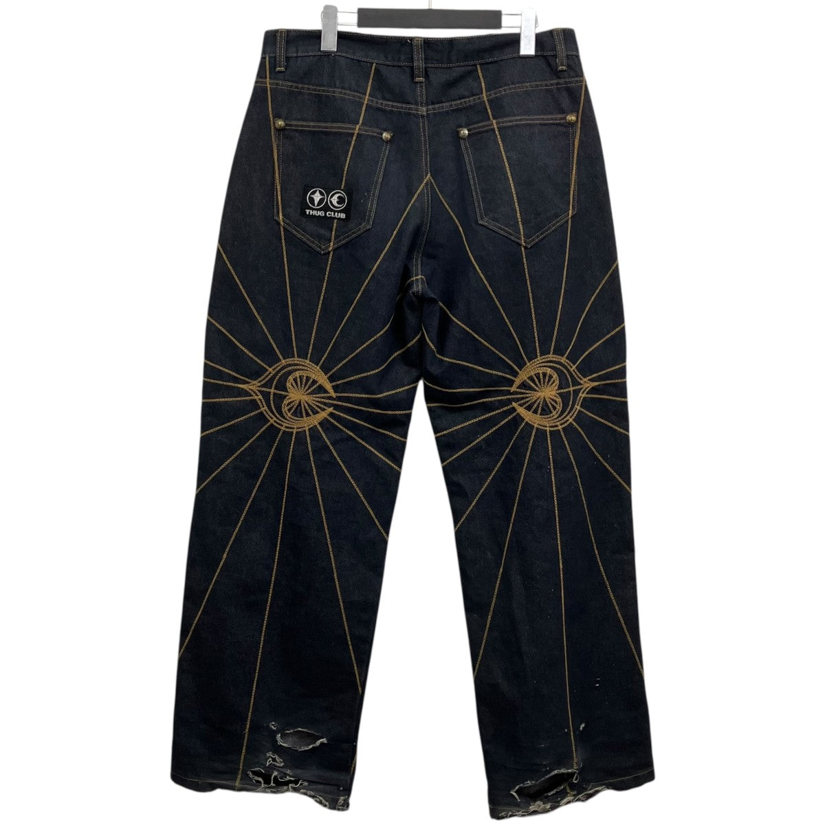 TC RISE DENIM EMDPANT デザインワイドデニム
